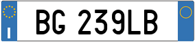 Truck License Plate